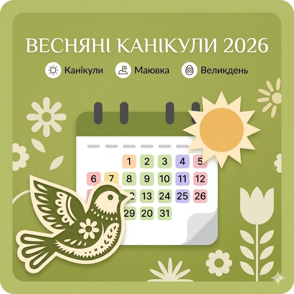 Програма заходів на весняні канікули